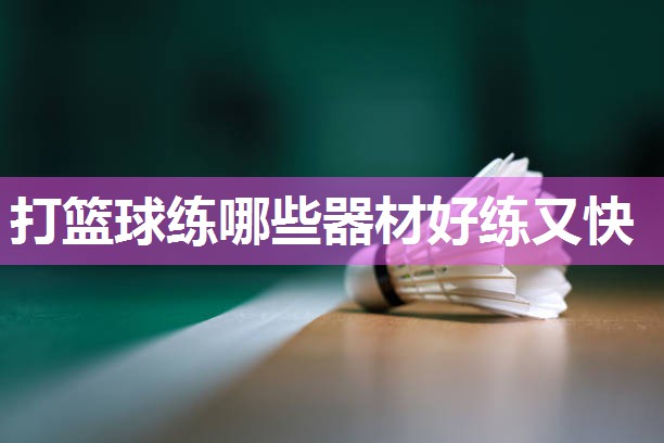 打篮球练哪些器材好练又快